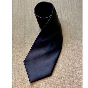 Pierre Cardin Black Silk Tie
